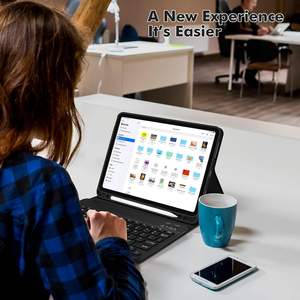 Étui clavier pour <span class=keywords><strong>iPad</strong></span> <span class=keywords><strong>mini</strong></span> 7 2024, étui en cuir PU ultra mince pour avec clavier sans fil détachable <span class=keywords><strong>iPad</strong></span> <span class=keywords><strong>mini</strong></span> <span class=keywords><strong>6</strong></span> 2021 - Product Image 4