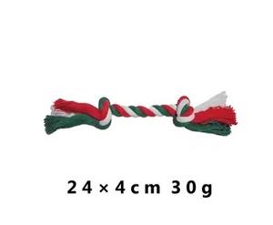 2025 FE vente en gros écologique interactif jouets pour animaux <span class=keywords><strong>de</strong></span> compagnie nouvel an père noël arbre <span class=keywords><strong>de</strong></span> noël en peluche coton corde Tennis mordre <span class=keywords><strong>noeud</strong></span> - Product Image 4