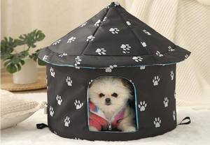 Cama para mascotas impermeable de tela Oxford para exteriores con material de felpa para perros, gatos, gatos, arena de diferentes tamaños disponibles - Product Image 2