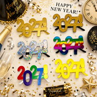Lunettes de fête fantaisie Pafu 2027 : Nouveauté pour le Nouvel An, accessoires amusants pour les célébrations et les photobooths