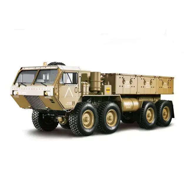 HG P801/P802 1/12 scale Metal Remote Control 8X8 Military Truck simulation Climbing Car Army Military rc Truck