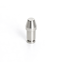 Pin Penunjuk Lokasi Baja Tahan Karat Kelas Medis, Poros Presisi, Dowel Penyelarasan Presisi, Finishing Pasifasi Berbahu, Kepala 6mm