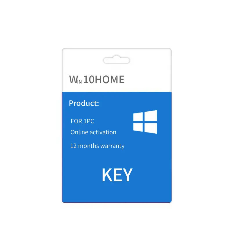 Genuine win10 home License Key Online Activation Sliver Label For Windows 10 home Key Sticker Hot Sale 12Months Warranty