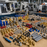 Fabricant de composants industriels OEM, usinage de métaux sur mesure, fabrication de pièces par usinage CNC, fabrication de petites pièces métalliques