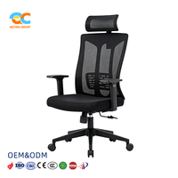Solutions personnalisables, tabouret pivotant ergonomique moderne pour ordinateur, appui-tête réglable, équipement de bureau à domicile, professionnel