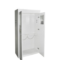 Armoire de laboratoire intelligente tout acier pour bouteilles de gaz avec alarme, sécurité acétylène hydrogène, anti-explosion, verrouillage à clé