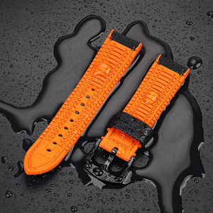 Cao Cấp 20Mm 22Mm Lai Dây Đeo Đồng Hồ Thay Thế Không Thấm Nước Fkm Cao Su + Nylon Ban Nhạc Đồng Hồ - Product Image 5