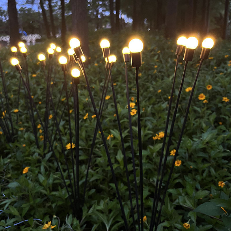 DC12V 6w étanche led scarabée feu éclairage lumières se balançant dans le vent paysage extérieur led luciole jardin Led luciole