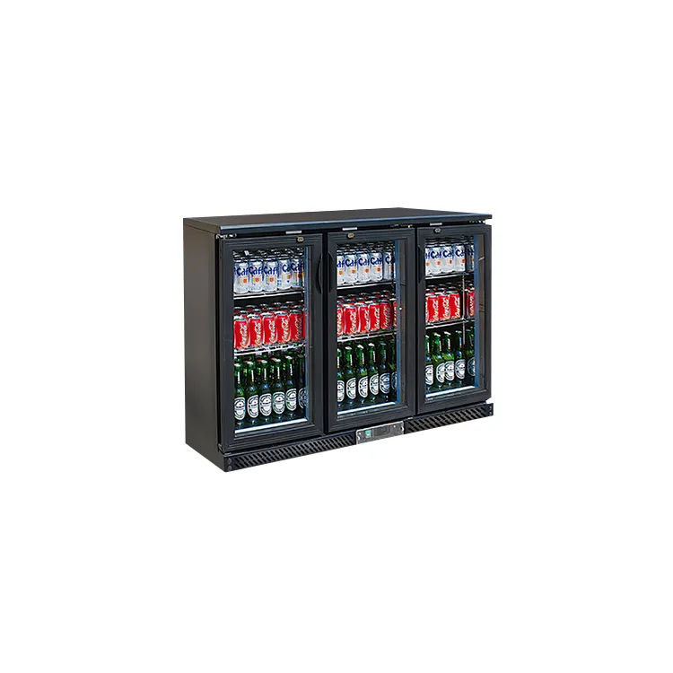 Kommerzielle Glass chiebetür unter Theke Getränke kühlschrank Tischplatte Minibar Bier Display Kühler