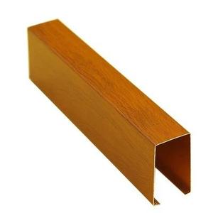 Plafón de Rejilla ACEBOND, Plafones Suspendidos en Forma de U, Plafones para Centros Comerciales ACE-FA y <span class=keywords><strong>FB</strong></span>, Color Madera, Aluminio Rectangular, <span class=keywords><strong>Metal</strong></span> Moderno - Product Image 1