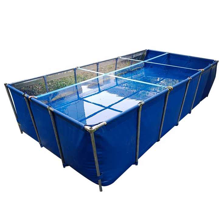 Rectangular Shape Aquaculture PVC Pond Shrimp Tank & Fish Farming ...