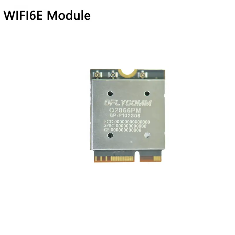 WiFi 6E QCA2066/WCN6856 PCI-E อะแดปเตอร์การ์ดเครือข่าย Q206X กับขยายเสาอากาศฐานสำหรับเราเตอร์