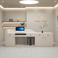 Nouveau 2025 Bureau de Réception Simple Style Peinture pour Salon de Beauté, Magasin de Vêtements, Petite Table de Bar, Caisse Enregistreuse – Personnalisation