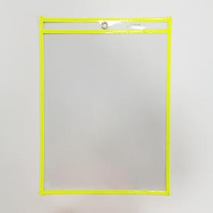 30 Pack PVC/PET Material Customized Size File <b>Folder</b> Dry Erase Pockets Sleeves Size Dry Erase Pocket Bag - Product Image 2