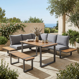 Ensemble <span class=keywords><strong>de</strong></span> canapés <span class=keywords><strong>de</strong></span> patio moderne en aluminium mobilier d'extérieur ensemble <span class=keywords><strong>de</strong></span> canapés meubles <span class=keywords><strong>de</strong></span> <span class=keywords><strong>jardin</strong></span> en métal et ensembles <span class=keywords><strong>de</strong></span> <span class=keywords><strong>jardin</strong></span> élégants pour patio et <span class=keywords><strong>jardin</strong></span> - Product Image 5