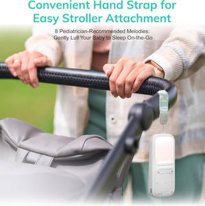 Babyphone portable idéal pour les voyages avec clip ceinture, sangle de poussette et autonomie de 16 heures - Product Image 6