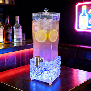 Distributeur de bière Pearl 3L, forme rectangulaire, éclairage LED, alimentation par prise, pour bar et fêtes - Product Image 5