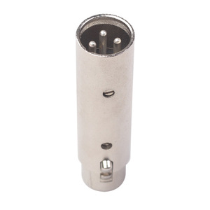 Xlr Adapter 3 Pin Male To 5 Pin Female Connector For Audio Sound <b>Systems</b> Metal High Quality Passive <b>Stereo</b> Output - Product Image 3