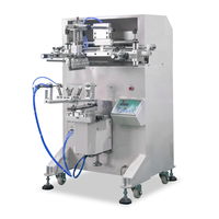 Nouvelle imprimante semi-automatique très populaire pour étiquettes de bouteilles en verre cylindriques, imprimante à écran pour tubes souples et cartes individuelles
