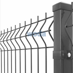 Valla curva 3D, malla de alambre soldada con revestimiento de PVC para seguridad y jardinería, para cercas de granja y Deporte - Product Image 1