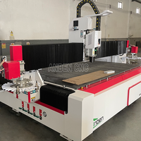 Machine de fraisage CNC ANBEN 2650, 3 axes, commande NC Studio, broche simple 9KW, pour la fabrication de meubles en bois, sculpture en relief 3D