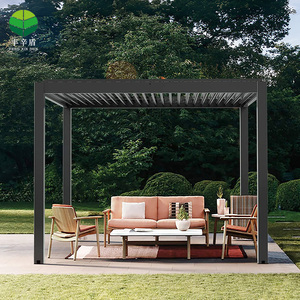 Metal de alta calidad de ocio pabellón balcón <span class=keywords><strong>terraza</strong></span> sombrilla Gazebo al aire libre de aluminio pérgola techo carpa - Product Image 2