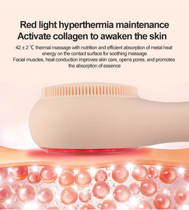 La <span class=keywords><strong>brosse</strong></span> de beauté intelligente nettoie en profondeur la peau tout en apaisant la fatigue et raffermissant les contours. - Product Image 5