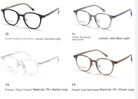 Monture de lunettes optiques TR90 avec branches en acétate, monture intégrale écaille de tortue pour hommes et femmes, personnalisable OEM