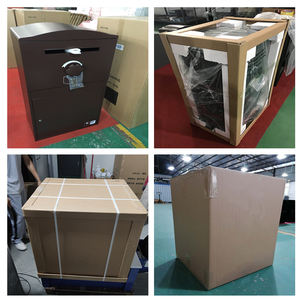 Наружная металлическая защитная упаковка, почтовый ящик, стоячий ящик для письма, большая автономная почтовая коробка с замком - Product Image 3