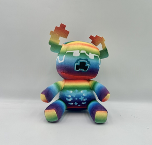 Peluche de <span class=keywords><strong>Minecraft</strong></span> de 8 pulgadas, suave, de zombie Steve, llavero de peluche, juguete de <span class=keywords><strong>anime</strong></span> para niños, premio para máquina de garras, Mundo de Píxeles - Product Image 5