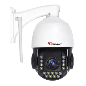 공장 SHIKAM 20X 광학 줌 8MP 방수 IR 야간 투시경 IP 보안 카메라 PTZ 감시 돔 동작 감지 카메라