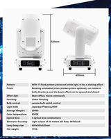 Éclairage de scène professionnel ADZ Beam pour discothèque, mini projecteurs mobiles Sharpy Beam 300