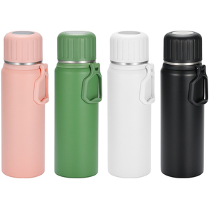 Botella <span class=keywords><strong>de</strong></span> Agua <span class=keywords><strong>de</strong></span> Acero Inoxidable <span class=keywords><strong>de</strong></span> Doble Pared con Asa Grande, Termo Aislado al Vacío, Diseño Moderno Americano, Ideal para Deportes, Comida, Idea <span class=keywords><strong>de</strong></span> Regalo - Product Image 4