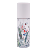 Pour les soins de la peau/cosmétiques: Bouteilles de pulvérisation à brume fine à motifs de feuilles durables, étanches et faciles à nettoyer Impression UV personnalisée