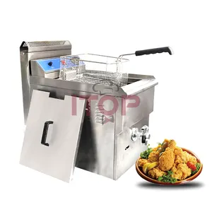 potato chip frying machine Commercial frying machine gas deep fryer kitchen Equipment deep fryer cooker