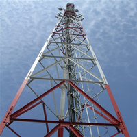 Torre de Comunicación Autoportante de Acero Angular de 45 Metros para Proveedor de Servicios de Internet (ISP) 4G 5G