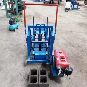 Máquina para Fabricar Bloques de Hormigón de 2-45 Unidades, Precio de Máquina Manual Pequeña y Móvil para Hacer Ladrillos Entrabados en Venta - Product Image 3