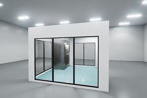 Cabina de Cuarto Limpio Modular ISO7 Nueva, Filtro HEPA AES, Flujo de Aire de 1200 m/h, 99% de Eficiencia, Paneles Sándwich, Construcción de Aluminio, 1 Año - Product Image 4