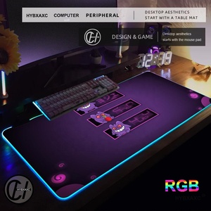 Alfombrilla <span class=keywords><strong>de</strong></span> Ratón Gamer RGB Morada con Diseño <span class=keywords><strong>de</strong></span> Pokémon, Grande, XXL, Alfombrillas <span class=keywords><strong>de</strong></span> Ratón G-gengar, Alfombra Kawaii, Derivados <span class=keywords><strong>de</strong></span> Anime - Product Image 3