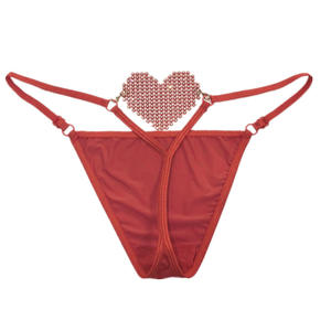 Nuovo 2024 Sexy <span class=keywords><strong>Perizoma</strong></span> con Catena per il Corpo in Strass, Gioiello Intimo a Forma di Cuore con Diamanti per Donne - Product Image 5