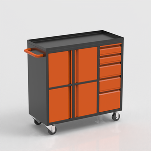 Heavy Duty <b>Rolling</b> Metal <b>Tool</b> Cabinet 5 Drawers OEM Customizable Modern Design Keyed Locking System for Garage Workshop Storage - Product Image 4