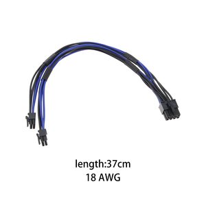 Câble d'alimentation répartiteur PCI-E Y 18AWG double mini 6 broches mâle à 8 broches pour carte graphique compatible avec <span class=keywords><strong>Mac</strong></span> Pro et <span class=keywords><strong>Power</strong></span> <span class=keywords><strong>Mac</strong></span> <span class=keywords><strong>G5</strong></span> - Product Image 5