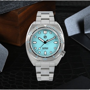 San Martin Diver – montre de luxe pour hommes, 40mm, lunette en acier inoxydable, YN55, automatique, mécanique, saphir, 20 bars, BGW-9, lumineuse - Product Image 4
