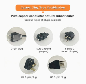 <span class=keywords><strong>Enrouleur</strong></span> de câble électrique industriel robuste et portable, étanche IP44, 25M 50M, 4 prises, pour chantier de construction - Product Image 5