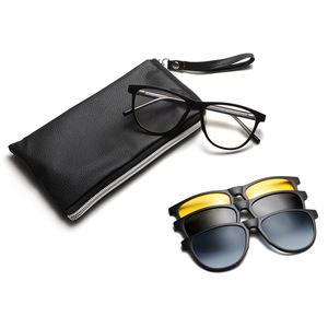 Lunettes de soleil unisexes Grey Jack, monture TR90, verres TAC, anti-UV, polarisées, miroir, avec verres interchangeables pour hommes et femmes - Product Image 3