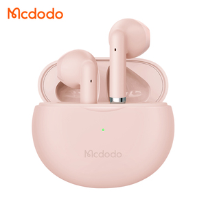 Audífonos Inalámbricos Mini Rosa Menta, Lindos, Neutros, Manos Libres, Inteligentes, LED Redondos, IPX54, Deportivos, para Juegos, TWS - Product Image 1