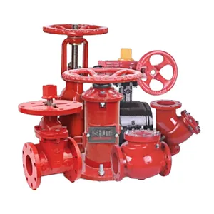High Quality Z81T PN16 DN65 To DN200 Fire-fighting Hard Seal Rising Stem Groove Fire Gate Valve