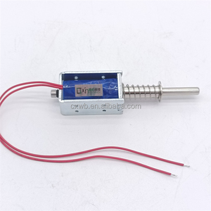 Bobina de electroimán de carrera larga de 23MM DC 12V/24V solenoide de empuje lineal para equipos de automatización - Product Image 4