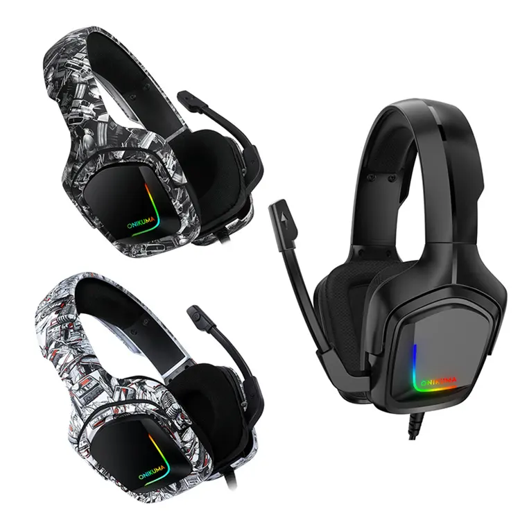 Kaliteli Usb kulaklık gürültü önleyici kulaklıklar oyun kulaklığı mikrofon K20