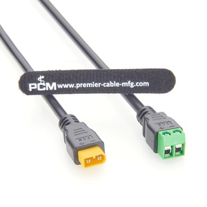 كابل Amass XT30 ذكر إلى طرف توصيل لولبي ثنائي 18AWG للأنظمة الآلية والطائرات بدون طيار والروبوتات والطابعات ثلاثية الأبعاد وأنظمة الطاقة المدمجة - Product Image 2